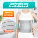 GUANAI Broken Rib Brace - Breathable Chest Wrap Belt for Men & Women - Medium Size for Rib Injury Support and Protection - Buy Online on GoSupps.com