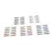 Hemoton 72 Pairs Glitter Eyeliner Glitter Stickers Double Eyelid Tapes Eyeliner Transfer Miss Tool Flash