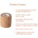 Self Adhesive Bandage Wrap - 5 Yards Tape for Sports Injuries - 4 Pack - Buy Online on GoSupps.com