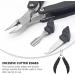 Beavorty 1Pc Folding hawk mouth pliers Toe Nail Clippers Adult Nail Clippers for Seniors Toenail Clippers for Thick Nails Ingrown Stainless steel Handle Rubber and Plastic Multifunction - Buy Online on GoSupps.com