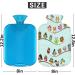 Owl Hot Water Bottle with Fluffy Cover - 2L Capacity for Kids & Adults | Cute & Cozy Pain Relief Solution - Buy Online on GoSupps.com