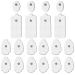 20 Pack TENS Unit Replacement Pads Reuse More Than 35 Times, Snap Electrode Pads for Tens Unit with Standard 3.5mm snap-on connector, Compatible with Belifu TENS 20 Piece Set