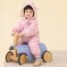 Minizone Baby Snowsuit Winter Romper | Hooded Cotton Jumpsuit for Boys and Girls | Warm Long Sleeve Outfit | Cartoon Rabbit Design | 12-18 Months | Pink - Buy Online on GoSupps.com