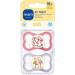 MAM Latex Air Night Soothers 16 Months+ (Pack of 2) Glow in The Dark Baby Soothers with Self Sterilising Travel Case Newborn Essentials Pink (Designs May Vary) Latex Pink Air Night 1 12+ M Soother - Buy Online on GoSupps.com