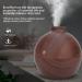 Aromatherapy Diffuser 130ml USB Mini Aroma Essential Oil Diffuser Cool Mist Humidifier Air Humidifier with 7 Ambient LED for Office Desktop Home Bedroom Living Room Study Yoga Spa(Dark Wooden Grain) - Buy Online on GoSupps.com