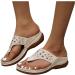 Orthotic Arch Support Women's Sandals | Comfortable BIFUTON Flip Flops | Beige, Size 11 3X-Narrow - Buy Online on GoSupps.com