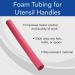 Sammons Preston Foam Tubing for Utensil Handles - Pack of 6 Tubes - Grip Assistance & Softness - Adaptive Eating Tool - 12 Long - Red - Buy Online on GoSupps.com