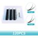 Individual Cluster Lashes C Curl 0.10mm 13mm 120Pcs | Soft 3D Effect DIY Eyelash Extensions - RR-13mm Clusters-YW-0.10-C - Buy Online on GoSupps.com
