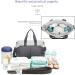 ROYAL FAIR Grey Nappy Changing Bag for Mom and Dad | Portable Diaper Bag with Pram Clips | Maternity Travel Tote Bag - 40x28x12.8 CM - Buy Online on GoSupps.com