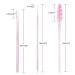 300 Disposable Mascara Brushes & Lip Applicators Kit - 100 Pink Lash Spoolies Lip Brushes & Microswabs for Eyelash Extensions & Eyebrow Lamination - Buy Online on GoSupps.com