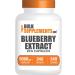 BulkSupplements.com Blueberry Extract Capsules - Blueberry Extract Supplement Sourced from Wild Blueberry - Vegan & Gluten Free 1 Capsule per Serving 240 Veg Capsules (Pack of 1)