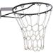 Galvanized Steel Chain Basketball Net - Heavy Duty Replacement with 12 Hooks for Outdoor Indoor Hoops - Standard Training Sports Goods in Black + Silver - Buy Online on GoSupps.com