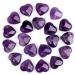 XIANNVXI 15 Pcs Amethyst Crystal Heart Stones Set for Natural Reiki Healing - Purple Gemstones - Buy Online on GoSupps.com