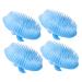 Soesfoufu 4 pieces massage shampoo brush hair care scalp massager hair scalp massager shampoo brush hair crawler scalp dandruff headwear to