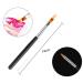 MWOOT Nail Art Brush Kit - 6-Piece Ombre & Double-Sided Accessories Set for Gel Nails & Stamping | International Shipping - Buy Online on GoSupps.com