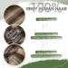 Buy Hetto Clip-In Extensions | Real Remy Hair #4/27 Dark Brown & Red Blonde Highlights - 80g 30 cm | International Shipping Available - Buy Online on GoSupps.com
