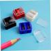 4-Piece Makeup Sharpener Two Holes Eyeliner Sharpener with Cover Coloured Eye Cosmetic Sharpener for Eyeliner Lip Liner Pens - Buy Online on GoSupps.com