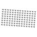COHEALI 100 Pcs Four Claw Drill Nail Diamond Studs Punk Studs for Clothing Four-jaw Rivets Crystal Bags Silverx2pcs 0.6X0.6CMx2pcs