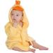 Undercover Lingerie Soft Fleece Hooded Bathrobe for Babies & Toddlers (18-24 Months) - Duck Design - Buy Online on GoSupps.com