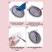 Makeup Brush Cleaner Bowl | Bear Ears Collapsible Silicone Cleaner Mat Portable Washing Tool for Makeup Sponge Small Cleaner Pad for Powder Puff grey - Buy Online on GoSupps.com