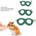 Asixxsix Hamster Dishwear & Leash Set | Synthetic Leather Crockery & Nylon Line for Guinea Pigs Hamsters Ferrets Chinchillas - 3 Sizes Available (Green) - Buy Online on GoSupps.com