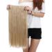 S-noilite Fashion 26 Ash Blonde Clip in Hair Extensions - Long Straight Half Full Head 5clips Extension - 26 Inch - Buy Online on GoSupps.com