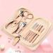 Nail Clippers Kit Travel Manicure Sett 9-Piece Personal Care Portable Nail Set with Built-in Nail File for Men and Women Home Nail Clippers and Tweezers Set Travel Nail Clippers Beige - Buy Online on GoSupps.com