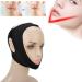 Double Chin Reducer Slimming Face V Line Shaper Facial Masks Strap V Face Compression Chin Bandag Slimming Face Strap Black Face Slimming Strap Portable Light Weight Breathable (S) - Buy Online on GoSupps.com