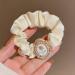 scicent Scrunchies for Women 2 Pieces Soft Hair Ties Fashion Elastic Hair Bands for Girls Plain Satin Hair Bobbles for Daily Wear Soft Ponytail Holders Handmade Hair Accessories - 5011 - Buy Online on GoSupps.com
