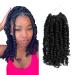 10 Inch Pre-twisted Passion Twist Hair 7 Pack - Short Passion Braids Crochet Hair 1B# - Weave Master - Pre-looped - Pack of 7 - Buy Online on GoSupps.com