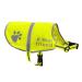 Yellow Dog Safety Reflective Lightweight Vest with Leash Hole 5 SISE - SNAP LOCK BUCKLE Straps High Visibility for Outdoor Activity Day and Night Keep Your Dog Safe from Cars & Hunting Accidents Gelb L
