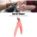 Professional Acrylic False Nail Clippers - Pink | Home Salon Nail Art Beauty Design - Buy Online on GoSupps.com
