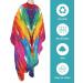 Red Blue Rainbow Brush Abstract Graffiti Barber Cape - Adjustable Hair Cutting Cape for All Ages - 55x63 Inch Salon Accessory - Buy Online on GoSupps.com