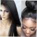 FRCOLOR Black Tape Synthetic Hairpieces Human Hair Extensions Tape Black Human Real Human Hair Full Head Clip Curly Tape in Tape in Hair Extensions Human Hair Black Wig Extend Miss Pu - Buy Online on GoSupps.com