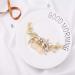 Yean Crystal Bride Wedding Hair Comb - Gold Rhinestone Bridal Hair Piece for Women and Girls - Buy Online on GoSupps.com
