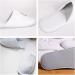 Buy Disposable Spa Shoes - 2 Pairs of Foldable White Hotel Slippers for Guests & Travel - Buy Online on GoSupps.com