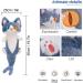 PEDEIECL Plush Shark Cat Doll | Cute Stuffed Shark Kitten Pillow Toy - Blue 50cm | Ideal Gift for Kids & Girlfriend - Buy Online on GoSupps.com