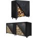 PURPLELILY Firewood Log Rack Cover Sturdy Firewood Stand Cloth Cover Tarpaulin Sheet Perfect For Indoor And Outdoor Camping Use - Buy Online on GoSupps.com