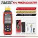 TASI TA612C Type K/J Digital Thermometer -200 to 2501 | 4-Channel LCD Handheld Temp Measurement with Data Storage & USB Upload - Buy Online on GoSupps.com