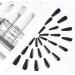 Brishow Halloween Black Long Press on Ballerina Acrylic False Nails for Women and Girls - Buy Online on GoSupps.com