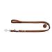 HUNTER Adjustable dog leash leather simple durable supple 1.6 x 200 cm cognac cognac 1.6 x 200 cm