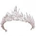 Miranda's Bridal Women's Bridal Tiaras Pageant Queen Crown Pearl Headbands for Shooting