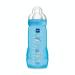 MAM Easy Active Baby Bottle 330 ml 6+ Months X-Flow Teat Ultra Fast Speed Blue Blue 1 piece (1 pack)