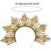 amangul Lolitaa halocrown Headwear Material SunGoddess Headpiece Crowns Headband Tiaras haloheadband(Ts 23A10 Gold Bar Ch) - Buy Online on GoSupps.com