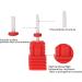 Nail Drill Bits Ceramic Manicure Drill Bits Ceramic Burr Podiatry Thick Nails Grinding Head for Manicure Pedicure Cuticle Gel Nail Polishing Red(Rocket Head F) - Buy Online on GoSupps.com