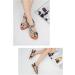 Buy Women's Flats Sandals - Slip-On Bohemian Casual Ankle Sandals for Big Toe Correction & Arch Support | Flat Heel Summer Beach Shoes in Black (Size 5.5 - Buy Online on GoSupps.com