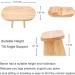 BEENSPIN Meditation Bench - Handcrafted Seiza Prayer Stool for Stable and Comfortable Meditation Practice - Buy Online on GoSupps.com