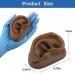 SimCoach Acupuncture Ear Model - Right Artificial Auricular Therapy Teaching Replica (Black) - Buy Online on GoSupps.com