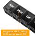 TookMag Extra Large 7-Day Pill Organizer - XL Weekly Pill Box for Vitamins & Supplements - Black - Buy Online on GoSupps.com