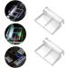 POPETPOP 6PCS 6mm Acrylic Aquarium Glass Cover Clips - Clear Fish Tank Clamp Holders for Easy Installation - Buy Online on GoSupps.com